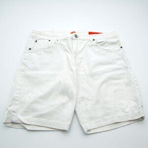 Gene's Shop Slim Denim Shorts / White / Men's 36